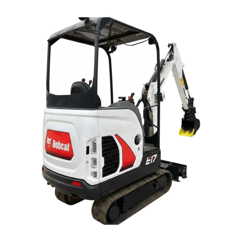 Miniexcavadora Bobcat E17 de 1,71 t — Enganche rápido y 3 cucharones — Usada 2017 — 1600 h