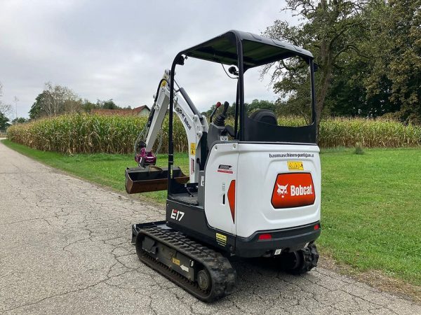 Miniexcavadora compacta Bobcat E17 de 1,7 t, usada, 2022, casi nueva, 10 h, motor Kubota
