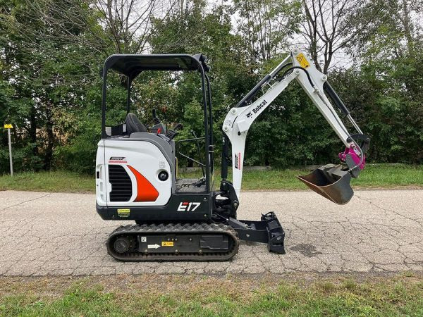 Miniexcavadora compacta Bobcat E17 de 1,7 t, usada, 2022, casi nueva, 10 h, motor Kubota