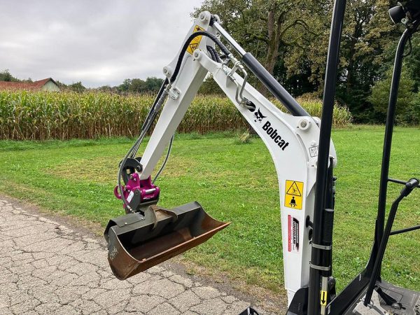 Miniexcavadora compacta Bobcat E17 de 1,7 t, usada, 2022, casi nueva, 10 h, motor Kubota
