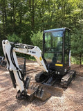 Miniexcavadora Bobcat E20 de 1,8 t de ocasión 2015 con pulgar hidráulico y 3 cucharones