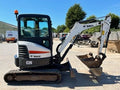 Miniexcavadora Bobcat E26 de 2,7 t de ocasión 2018 con chasis extensible y 3 cucharones
