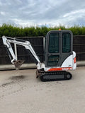 Miniexcavadora Bobcat 320 de 1,6 t de ocasión 2000 con chasis extensible y 3 cucharones