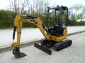 Miniexcavadora Caterpillar 301.7D CR de 1,7 t de ocasión 2017 con enganche rápido y 3 cucharones