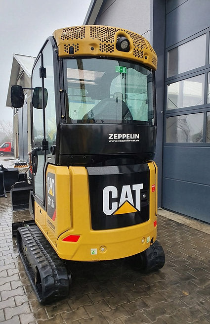 Miniexcavadora Caterpillar 301.6 de 1,8 t usada 2019 de 1870 h con enganche Lehnhoff