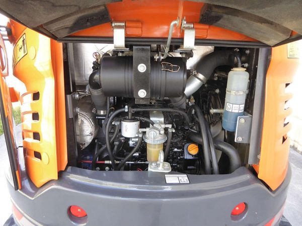 Miniexcavadora Doosan DX35Z 3,7 t usada 2017 cabina calefactada de 453 h con 2 cucharas