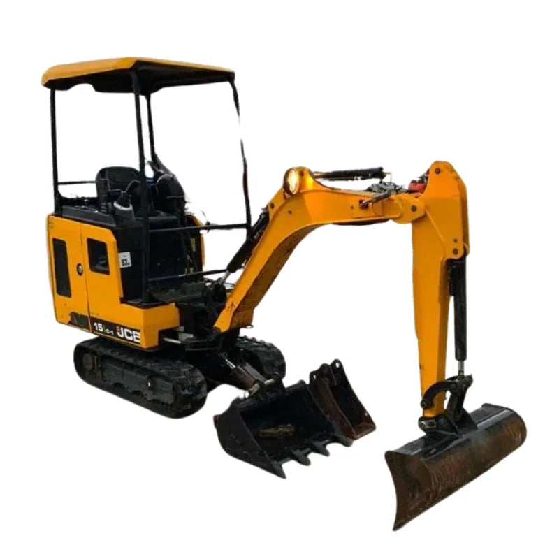 Miniexcavadora JCB 15C-1 1,6 t — Motor Perkins 403D-07 11,7 kW — Usada 2018 — 1 134 h