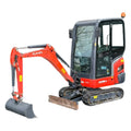 Miniexcavadora Kubota KX016-4 1,6 t vía variable — Motor D782-BH — Usada 2015 — 2 400 h