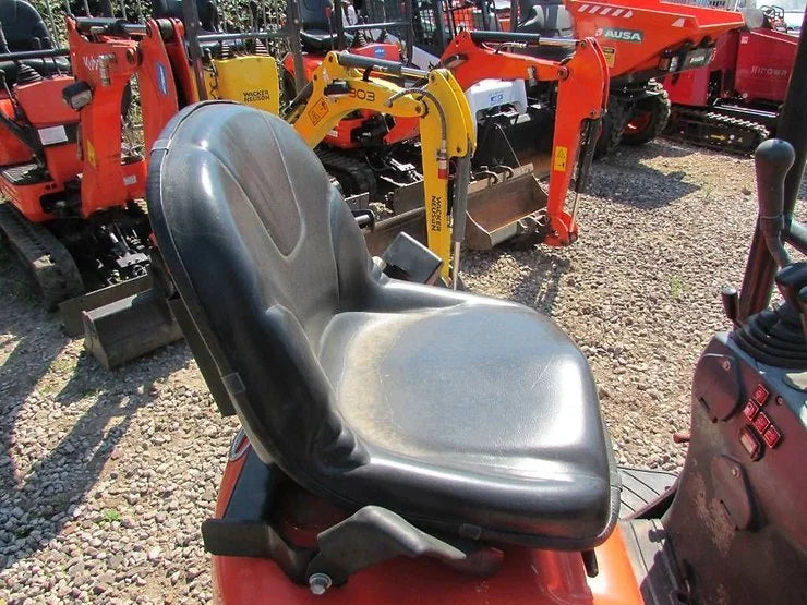 Miniexcavadora ultracompacta Kubota U10-3 de 1 tonelada, usada, año 2016, 2028 horas, con 3 cucharones