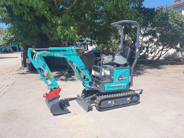 Microexcavadora Kobelco SK10SR de 1 t, usada, 2022, casi nueva, 10 h, motor Yanmar
