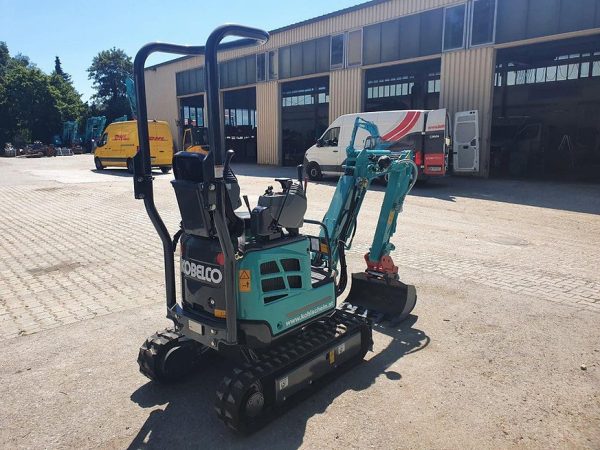 Microexcavadora Kobelco SK10SR de 1 t, usada, 2022, casi nueva, 10 h, motor Yanmar