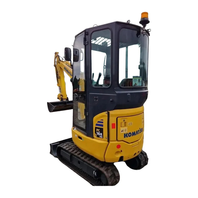 Miniexcavadora Komatsu PC 16 R 3HS 1,8 t vía variable — Motor 3D67E 11,6 kW — Usada 2018 — 1 800 h