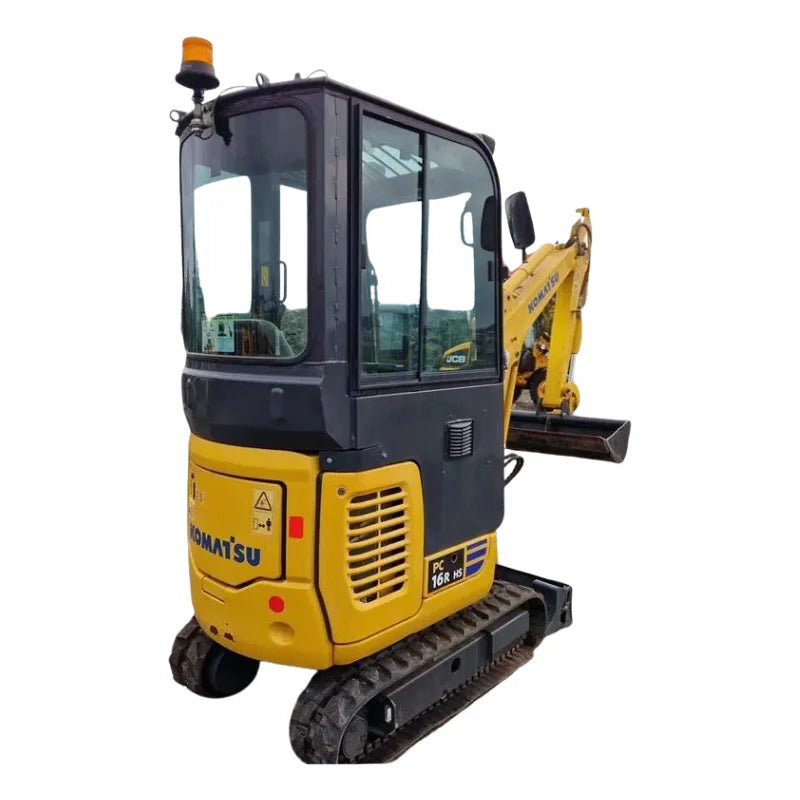 Miniexcavadora Komatsu PC 16 R 3HS 1,8 t vía variable — Motor 3D67E 11,6 kW — Usada 2018 — 1 800 h