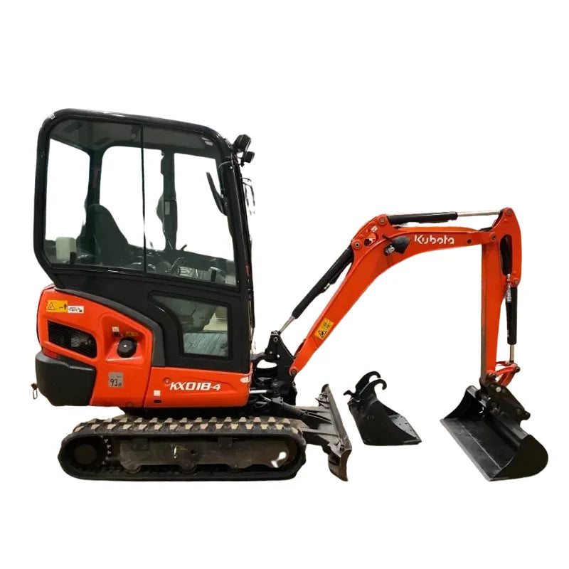 Miniexcavadora Kubota KX 018-4 1,8 t de ancho variable — Motor D902-BH 11,8 kW — Usada 2017 — 1 421 h
