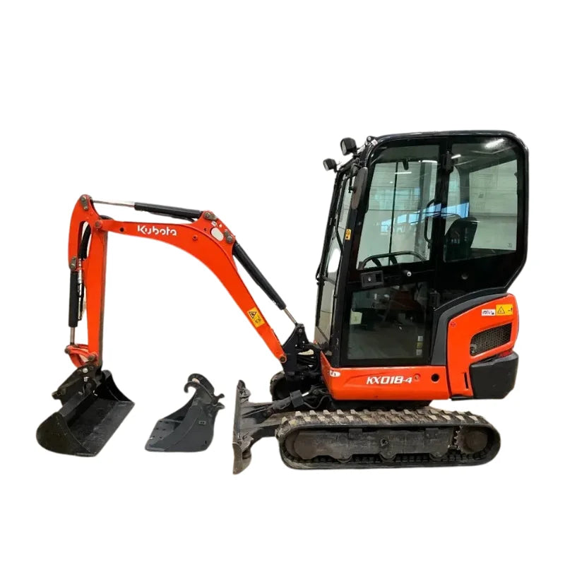 Miniexcavadora Kubota KX 018-4 1,8 t de ancho variable — Motor D902-BH 11,8 kW — Usada 2017 — 1 421 h
