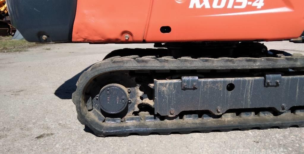 Kubota KX015-4 de Ocasión (2015) – Miniexcavadora 1,5T Revisada con 3 Cazos – 3 880 h