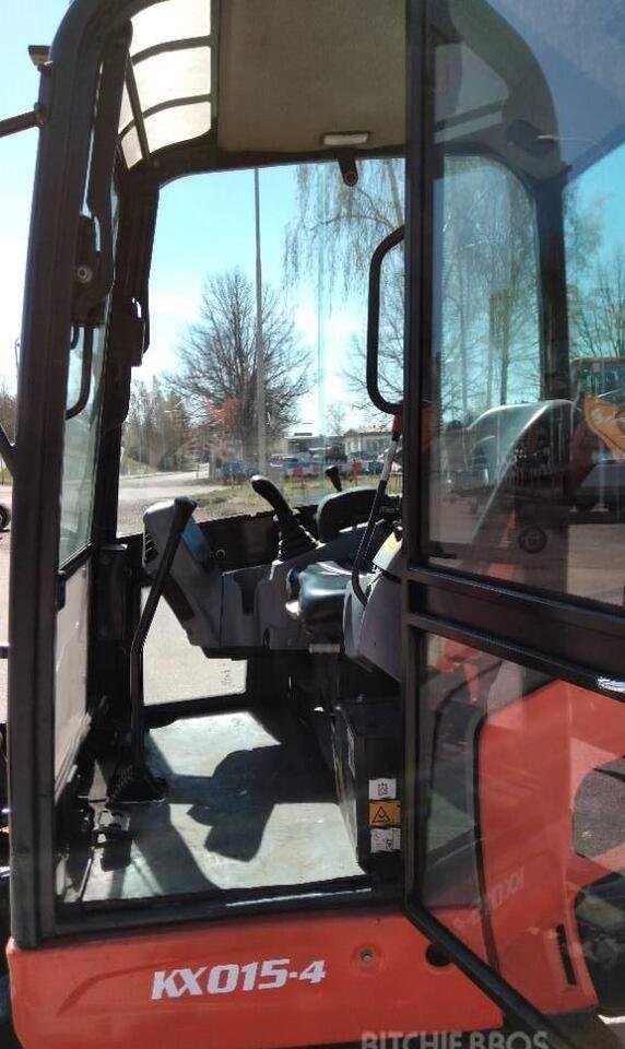 Kubota KX015-4 de Ocasión (2015) – Miniexcavadora 1,5T Revisada con 3 Cazos – 3 880 h