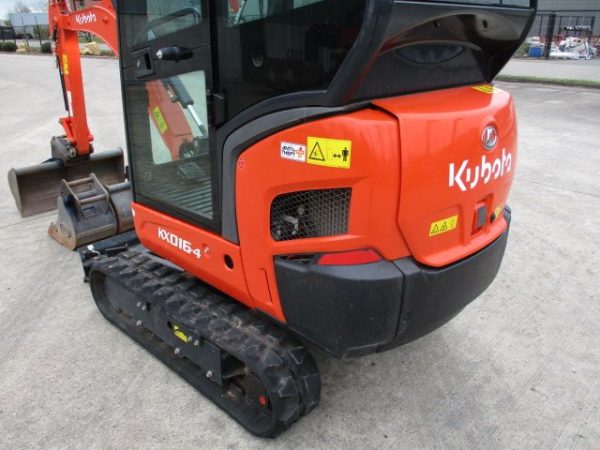 Miniexcavadora Kubota KX016-4 de 1,6 t usada 2022 de 179 h certificada CE con joysticks