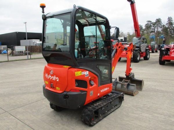 Miniexcavadora Kubota KX016-4 de 1,6 t usada 2022 de 179 h certificada CE con joysticks