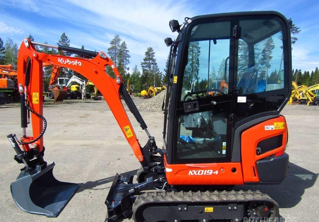 Kubota KX019-4 (2022) – Miniexcavadora 1,9T – 10 h – Estado Nuevo