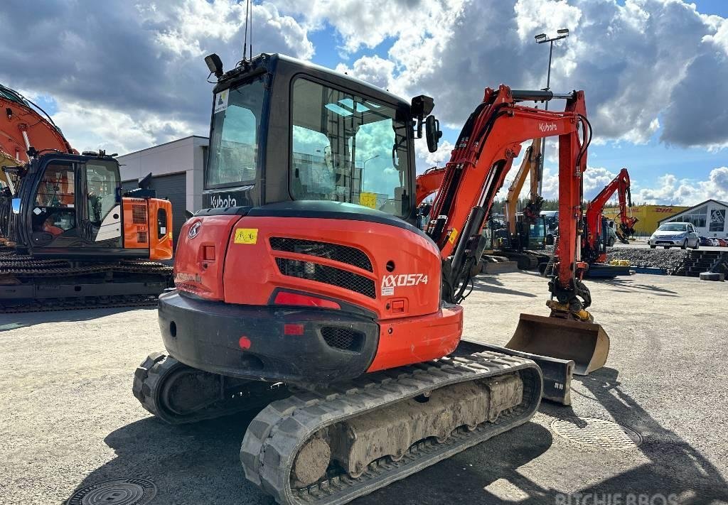Kubota KX057-4 (2018) – Miniexcavadora 5,6 Toneladas – 5 600 h – Totalmente revisada con 3 cucharas