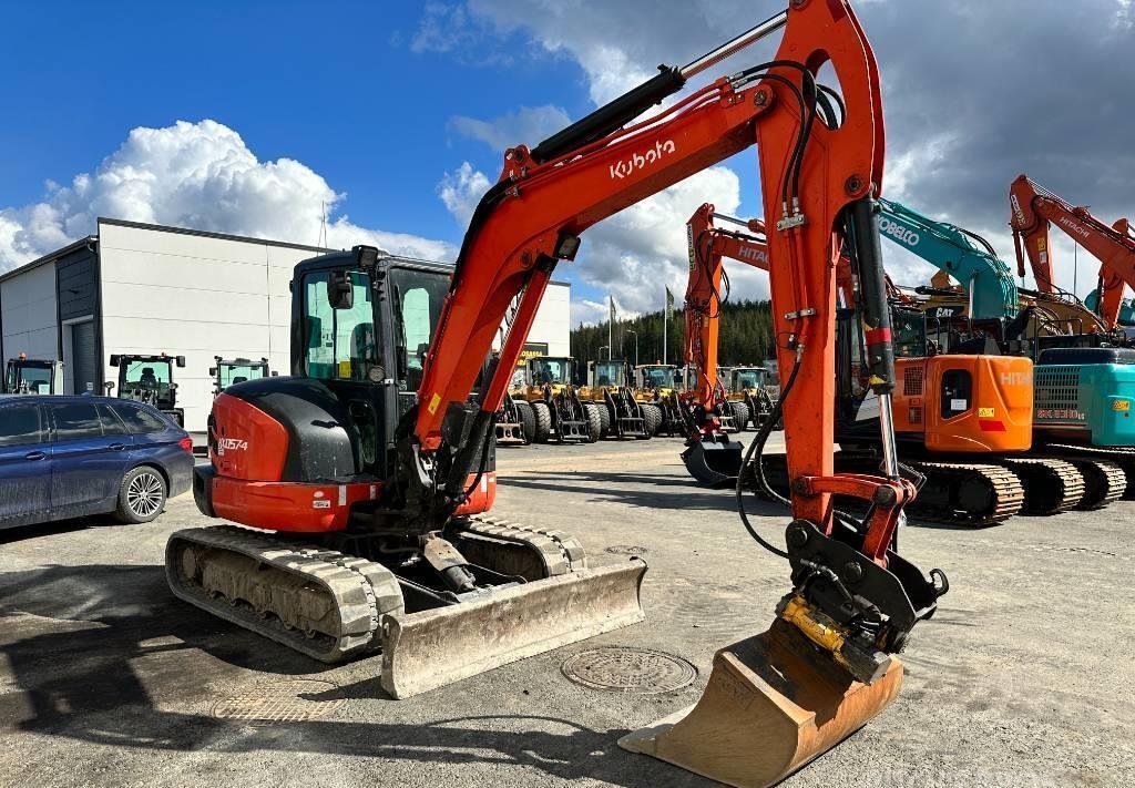 Kubota KX057-4 (2018) – Miniexcavadora 5,6 Toneladas – 5 600 h – Totalmente revisada con 3 cucharas