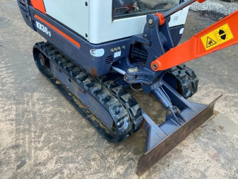 Miniexcavadora Kubota KX36-3 de 1,6 t de ocasión 2005 con 2543 h y 3 cucharones a elegir