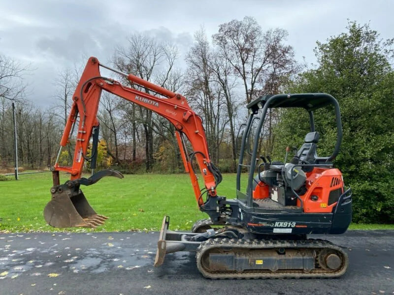 Miniexcavadora Kubota KX91-3 Super Series 2,7 t usada 2012 de 3065 h con 3 cucharones