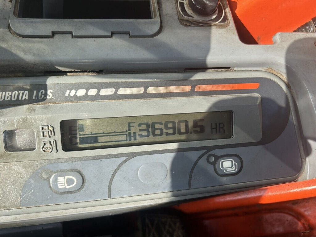 Kubota U25-3 (2008) – Mini Excavadora 2,6T – 3 600 h – Martillo Hidráulico + 3 Cucharas – Revisada