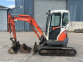 Kubota U25-3 (2008) – Mini Excavadora 2,6T – 3 600 h – Martillo Hidráulico + 3 Cucharas – Revisada